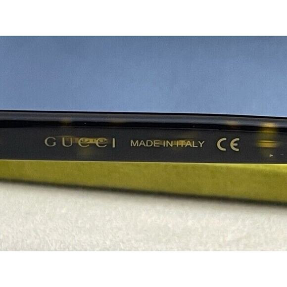 NEW GUCCI GG 0449S 003 HAVANA AUTHENTIC SUNGLASSES Blue Lense Tortoise 56MM $468 - Picture 6 of 10